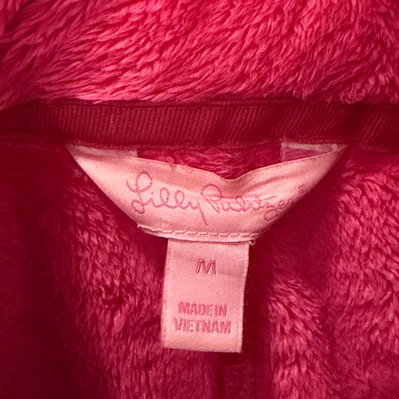 Lilly Pulitzer Vibrant Pink Kids Puffer Jacket - Picture 3 of 3